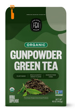 FGO Organic Gunpowder Green Tea, Loose Leaf, 16oz Bulk 1 Pound Pack of 1