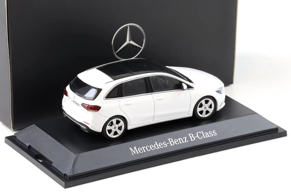 1:43 Herpa Mercedes B-Class W247 Bianco Polare Versione Dealer - Immagine 2 di 3