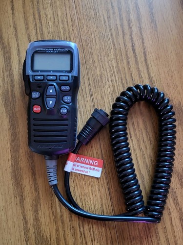 Standardowe radio VHF Horizon RAM3+ mikrofon zdalnego sterowania czarny - Zdjęcie 2 z 5