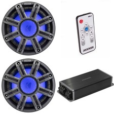 Kicker Marine KPX500.1 Powersports Amp  2 10" 4 Ohm Premium Marine Free-Ai...