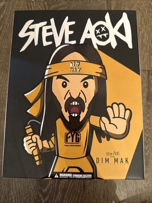 Steve Aoki dim mak Find Your Grind Vinyl Figure mind style sofubi new FYG