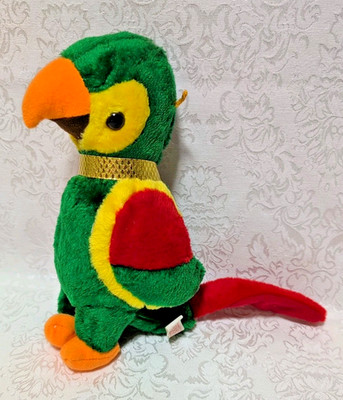 Vintage Allentown Toy Parrot Plush Stuffed Korea 