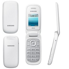 Cellulare originale Samsung GT-E1272 bianco dual sim cellulare pieghevole nuovo
