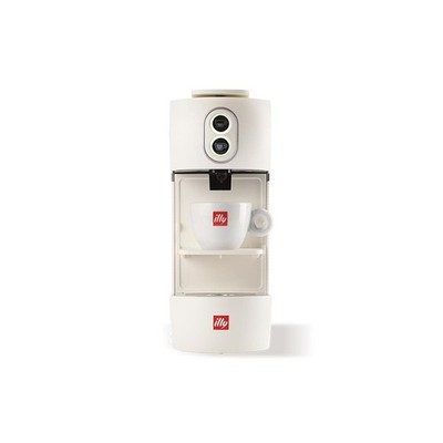illy Kaffeemaschine Easy 44 mm E.S.E Pads Weiß 1L, Kapselmaschine, Purge