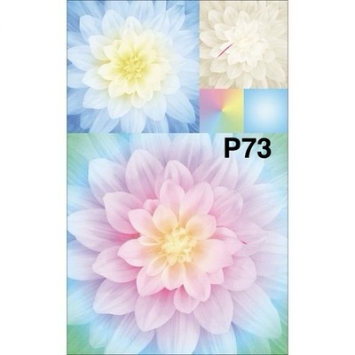 26  X 44  Hoffman Dream Big Opal KaBlooms Dahlia Cotton Fabric Panel