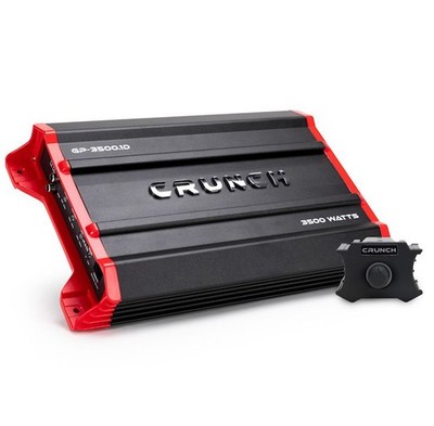 CRUNCH GP-3500.1D GROUND POUNDER 3500W MAX CLASS-D MONOBLOCK SUBWOOFER AMPLIFIER