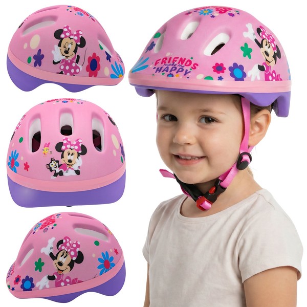Disney Minnie Mouse Minnie Mouse Kinder Fahrradhelm FüR MäDchen, Verstellbar, Gr-image