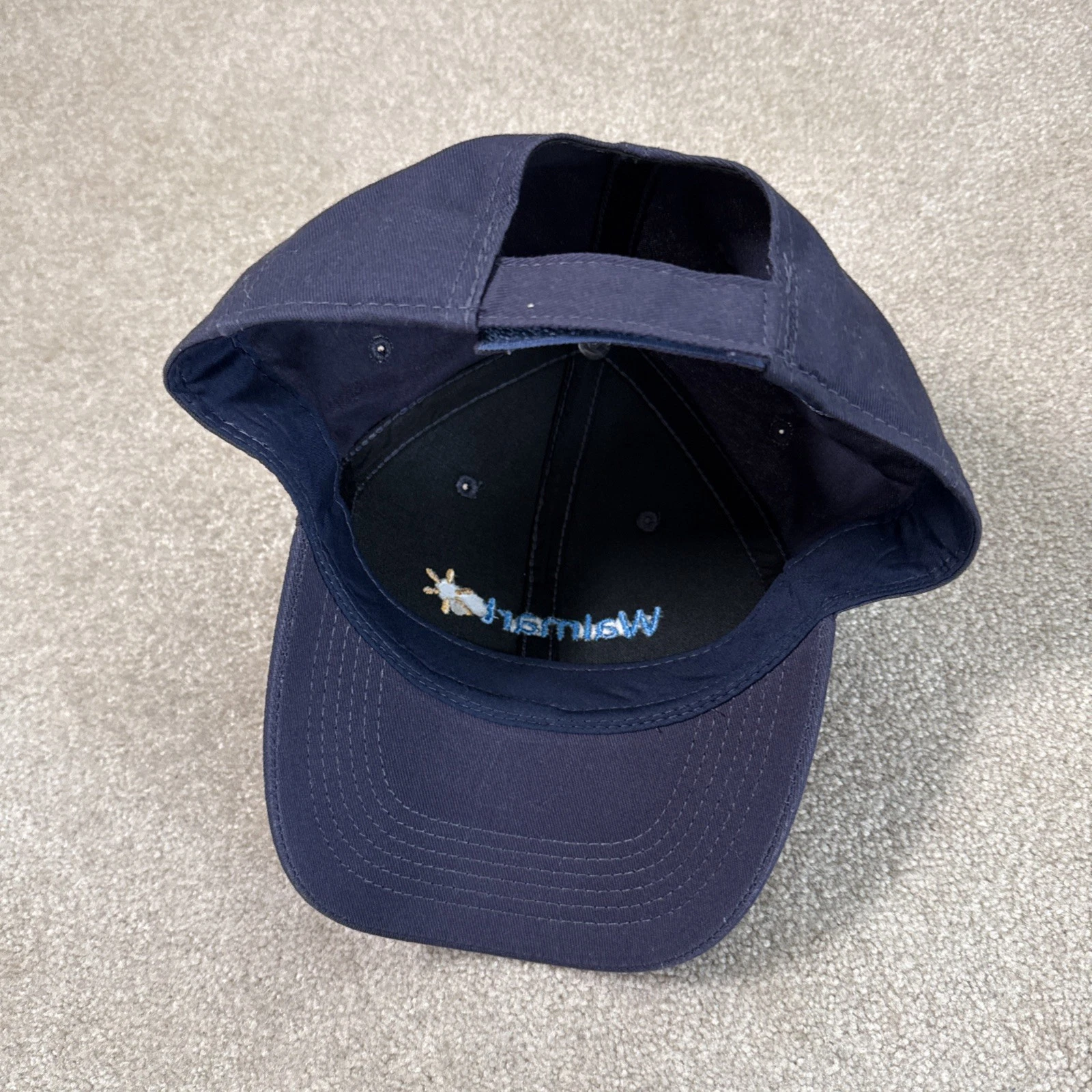 Walmart Employee Cap Hat Navy Blue Logo