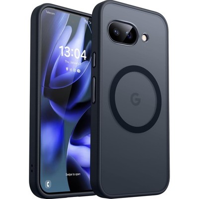 Pixel 9a Hülle Magnetisch Kameraschutz Schutzcase Schwarz stark