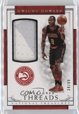 2016-17 Panini National Treasures Treasured Threads 34/49 Dwight Howard HOF 05fy