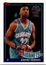 2005-06 Topps 1952 Style Fan Favorites JOHNNY NEWMAN Hornets AUTO Insert