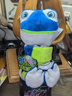 Funky Frogs SLAPZ Hugging Plush 9'' Slapping Wristband NWT Father's Day Theme