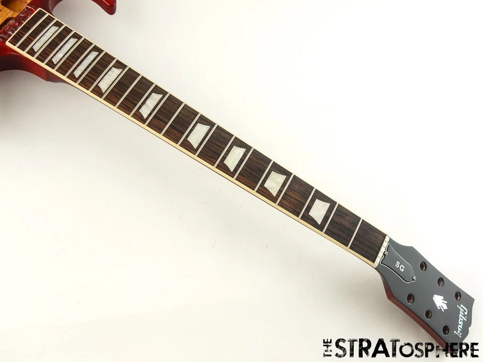 Gibson EE. UU. SG Modelo Estándar CUERPO + CUELLO, Caoba, Nitro Heritage Cherry Foto 3 de 4