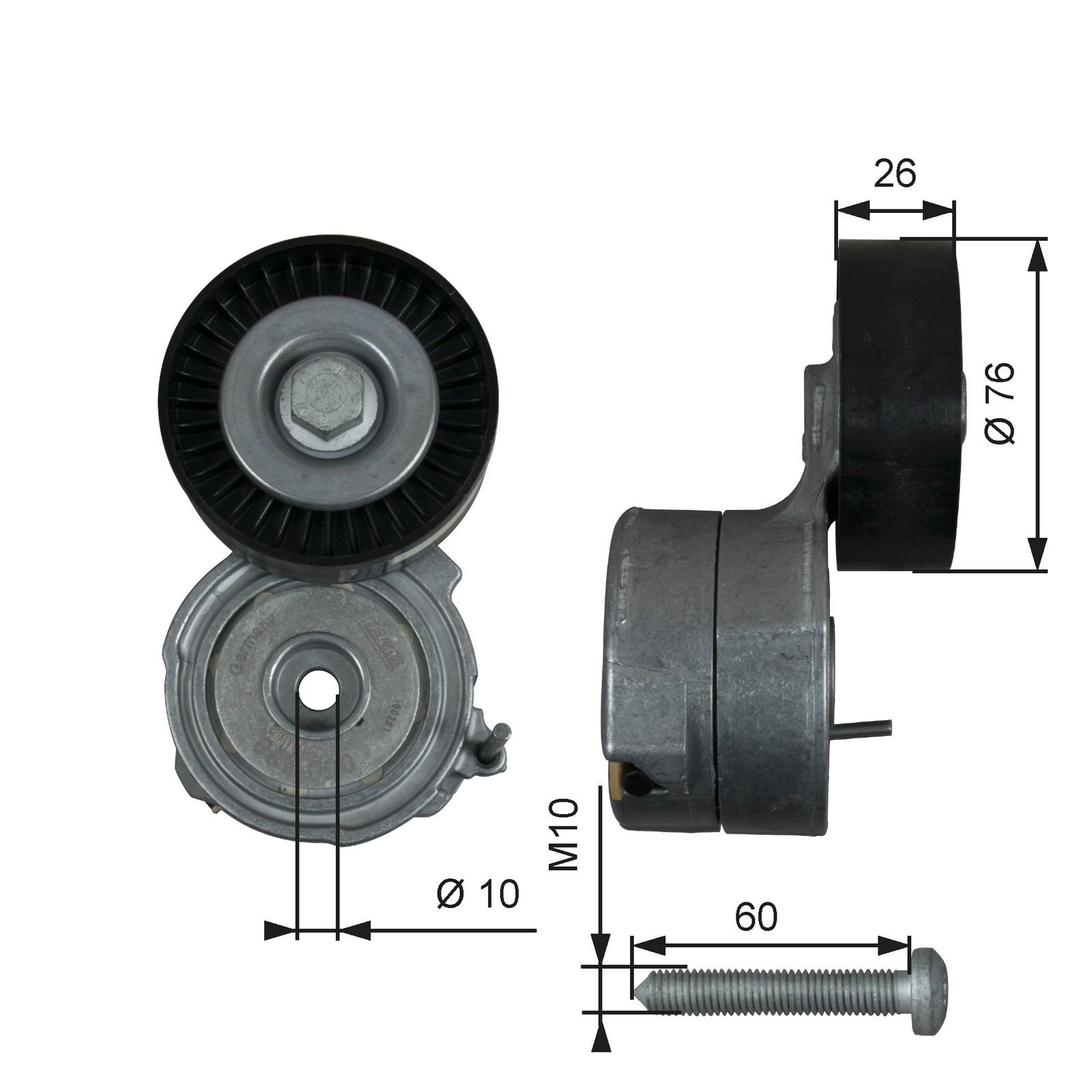 Gates T38423 DriveAlign Tensioner - Image 15