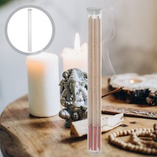 6pcs Transparent Acrylic Incense Tubes Incense Sticks Storage Tubes
