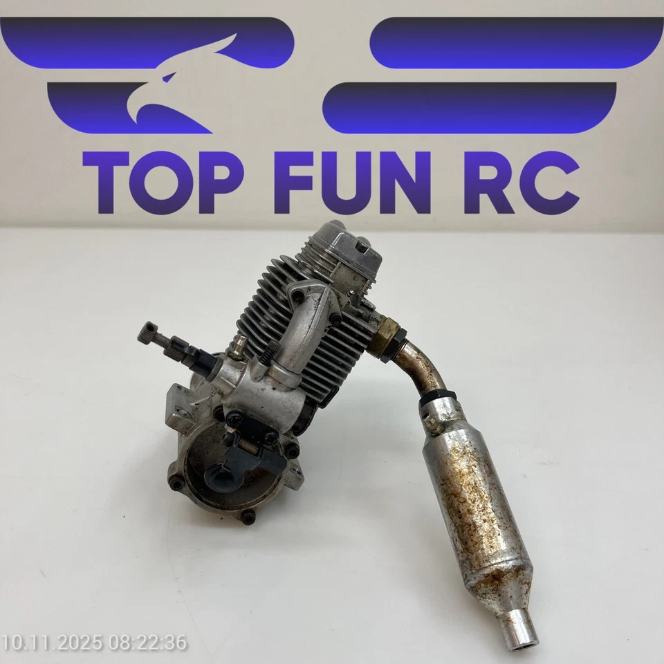 OS FS SERIES 91 4-STROKE SURPASS RC AIRPLANE ENGINE W/ MUFFLER - Image 4 of 4