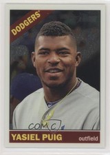 2015 Topps Heritage Chrome 147/999 Yasiel Puig #THC-450 03xn