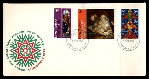 Mayfairstamps New Zealand FDC 1971 Christmas Religious Combo First Day Cover aax