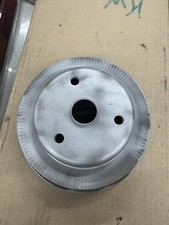 Vintage Small Block Chevy Crank Pulley Triple Groove 3972180 Ce 327 350 400 Vintage Small Block Chevy Crank Pulley Triple Groove 3972180 Ce 327 350 400