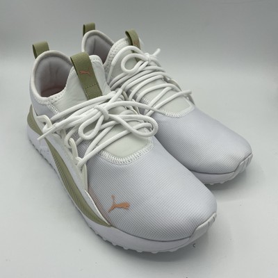 PUMA Women s Pacer Future Allure Sneaker, White-Rosette, Size 9 US