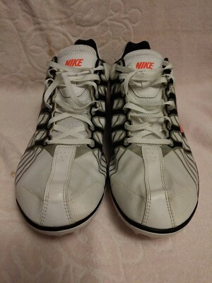 NIKE ZOOM RIVAL D TRACK SPIKES SHOES, MEN'S SIZE -14 USED CONDITION CHECK IT OUT