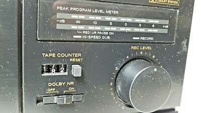 Rare TEAC W-410 Dual Auto Reverse Cassette Deck, Plays OK, Selling