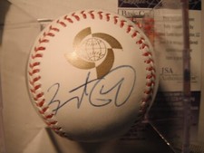 Brett Lawrie Autographed 2013 WBC Ball Cert JSA Whitesoxs, As Blue Jays