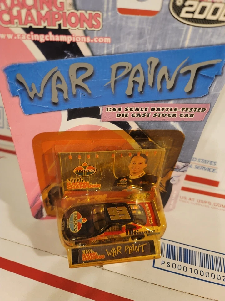 Racing Champions NASCAR 2000 pintura de guerra Dave Blaney #93 Amoco diecast Stock Car Foto 4 de 4