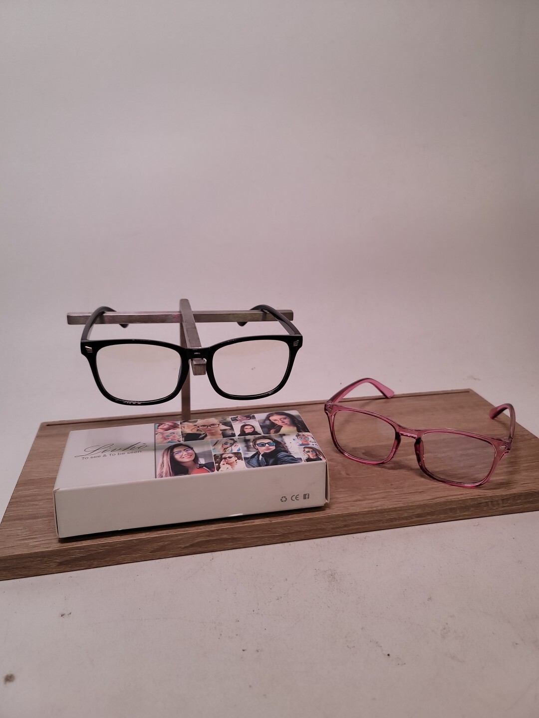 Livho Blue Light Glasses 2-Pair - Black, Pink 53-18-145-image