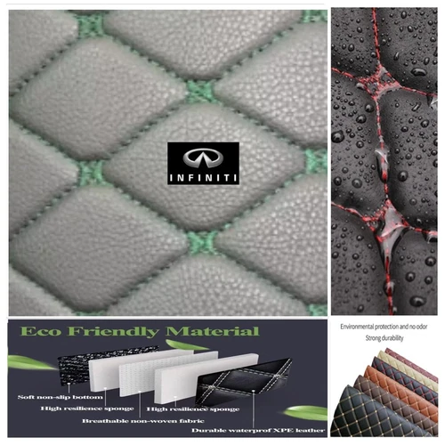 For INFINITI Q50 Q60 Q70 All Models Car Floor Mats Custom Waterproof Carpets - Bild 27 von 47