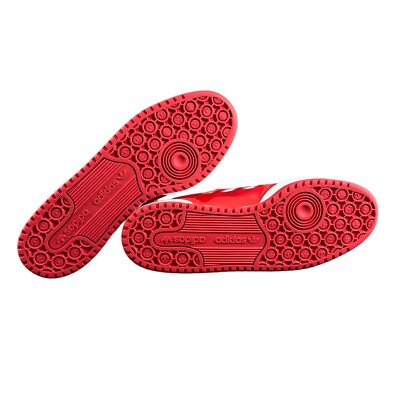Adidas Men\'s Forum Low CL Scarlet Red White Shoes HQ1495 Size 10.5 Adidas Forum Low CL Scarlet Red White Shoes HQ1495 Men main image 4