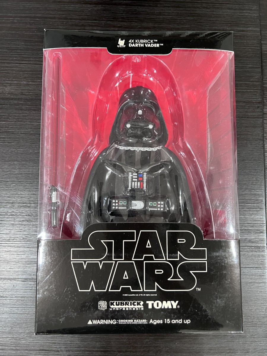 400％キューブリック ダースベイダー KUBRICK Darth Vader TOMY Medicom Star Wars Darth Vader 400% Kubrick Bearbrick Kidrobot