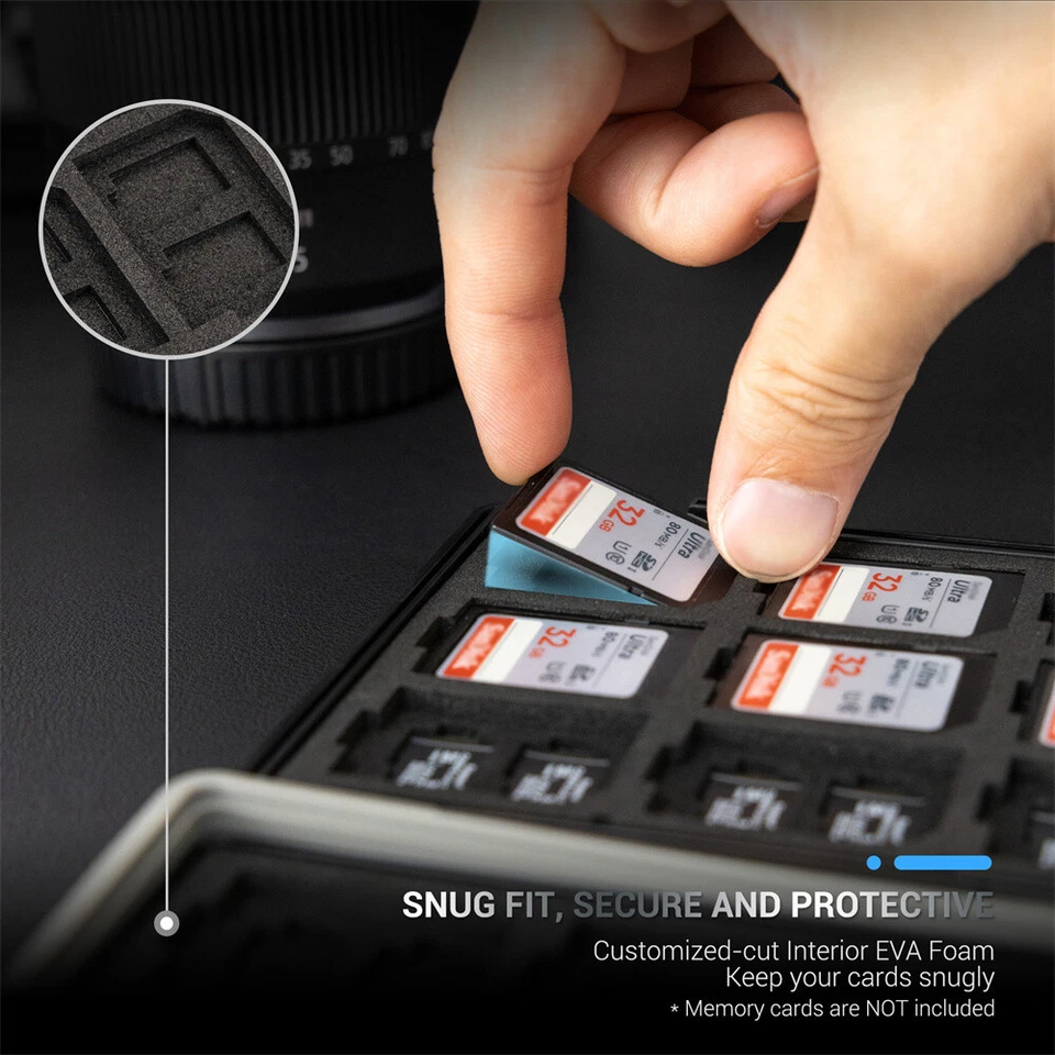 54 Slots Memory Card Case Holder Storage for 36 Micro SD MSD TF+18 SD SDHC SDXC - Image 4 of 4