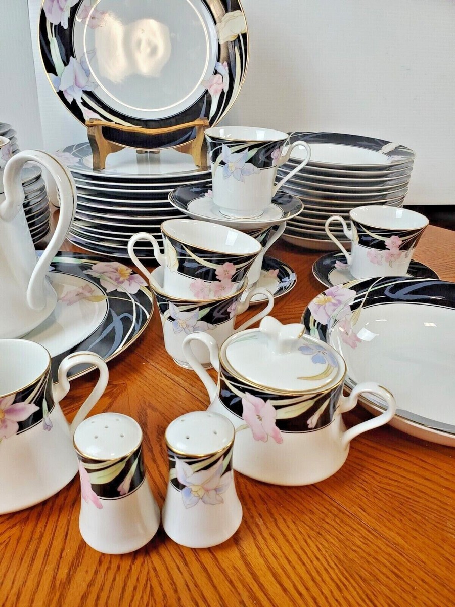 Mikasa Charisma Black Dinnerware Plates, Bowls, Cups & More