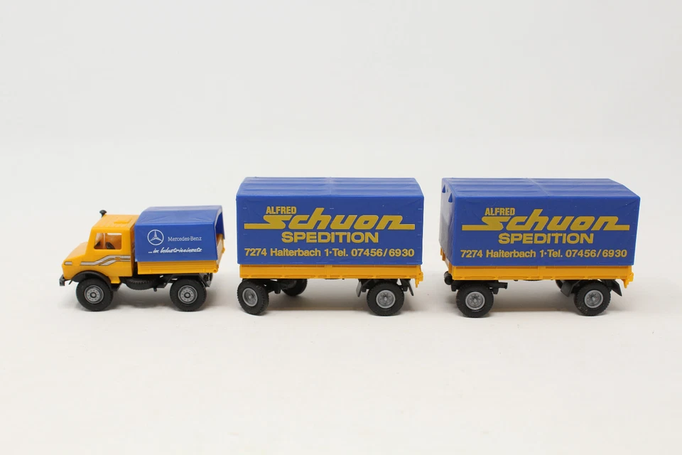 HO Roco 1679 U 1300 MB Mercedes-Benz Truck & Trailer Spedition Schuon - Image 2 of 4