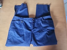 Lauren Ralph Lauren Women  s 18W Pants Navy Cotton Ankle Zipped