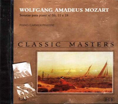 Sonatas Para Piano No. 10, 11 y 18 ~ Wolfgang Amadeus Mozart ~ CD ~ New