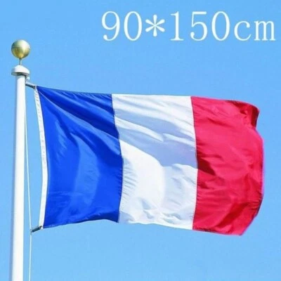 10 Drapeaux De France  150X90CM 100% Polyester . Lot De 10 Drapeaux - Photo 1/4