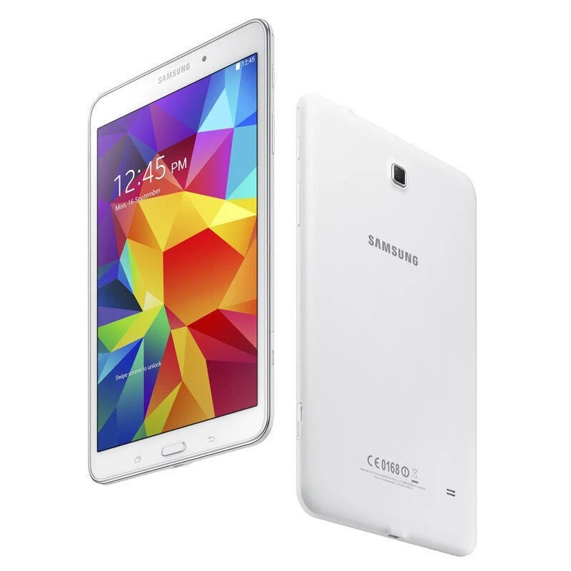 Samsung Galaxy Tab 4 Tablet 16GB - SM-T330 - Wi-Fi 8.0" Display Black and White - Image 2 of 2