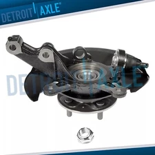 Front Left Steering Knuckle & Wheel Bearing Hub for 2001 2002 Honda Civic 1.7L