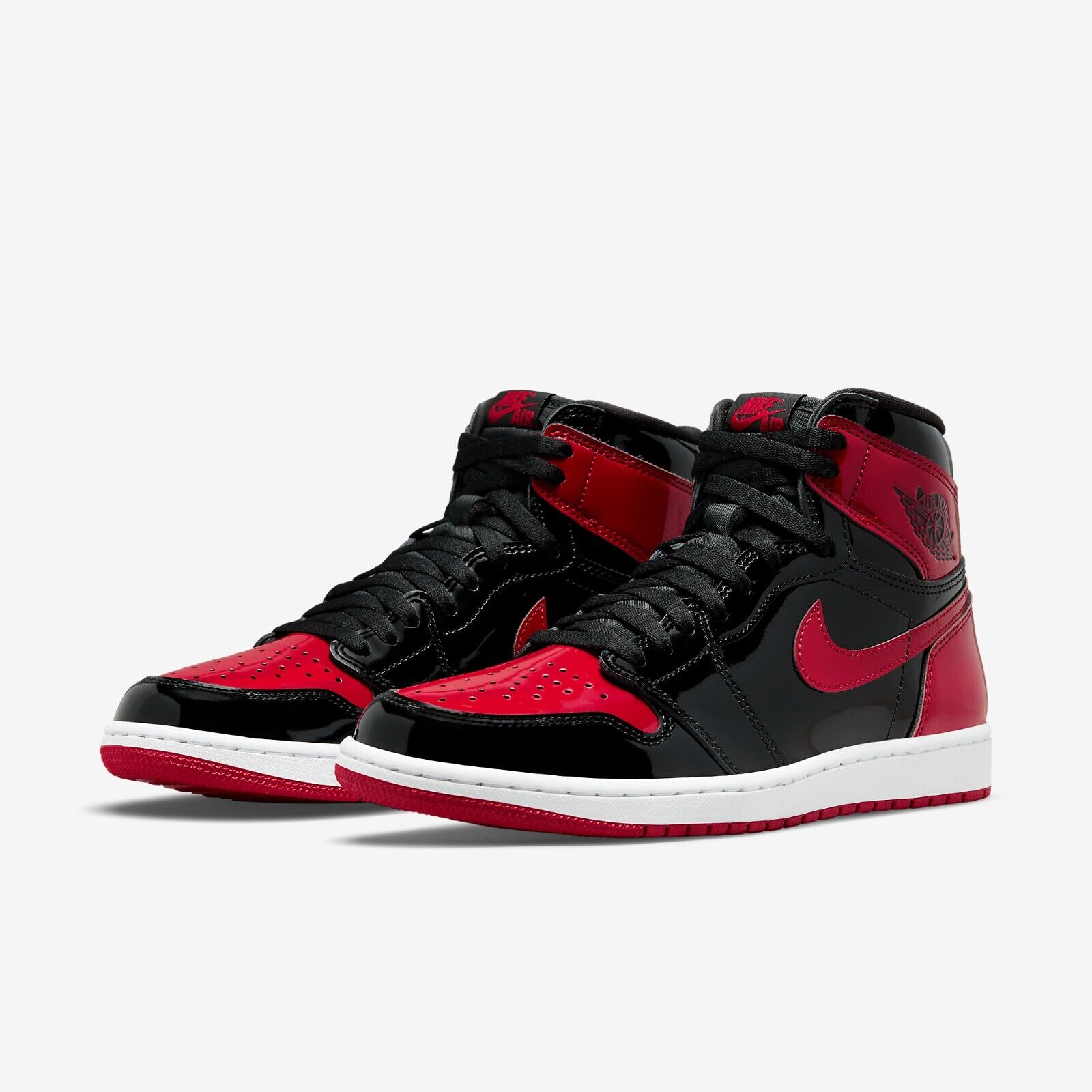 Nike Jordan 1 Retro High OG Patent Bred Shoes (555088-063 ...