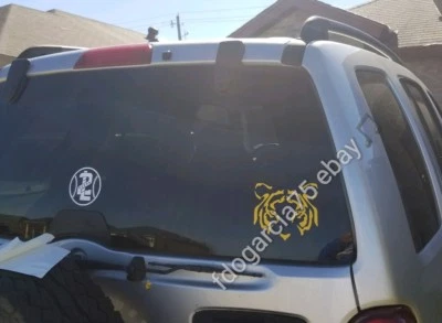 TIGRES UANL CALCA, STICKER AMARILLO,5.5"X 5"