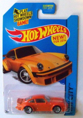 HOT WHEELS HW CITY NEW FOR 2014 SPEED TEAM  PORSCHE 934 TURBO RSR  ORANGE NIP