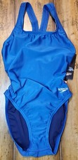 Speedo Women's Swimsuit Speedo Pro LT Team Blue Size 26 NWT