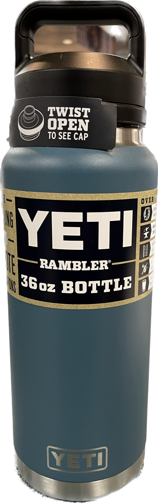 YETI Rambler 36 Oz. Bottle w/Chug Cap Offshore Blue Limited Edition