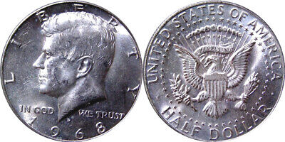 Kennedy Half Dollars 40/% Silver 1965-1970 Choose How Many!