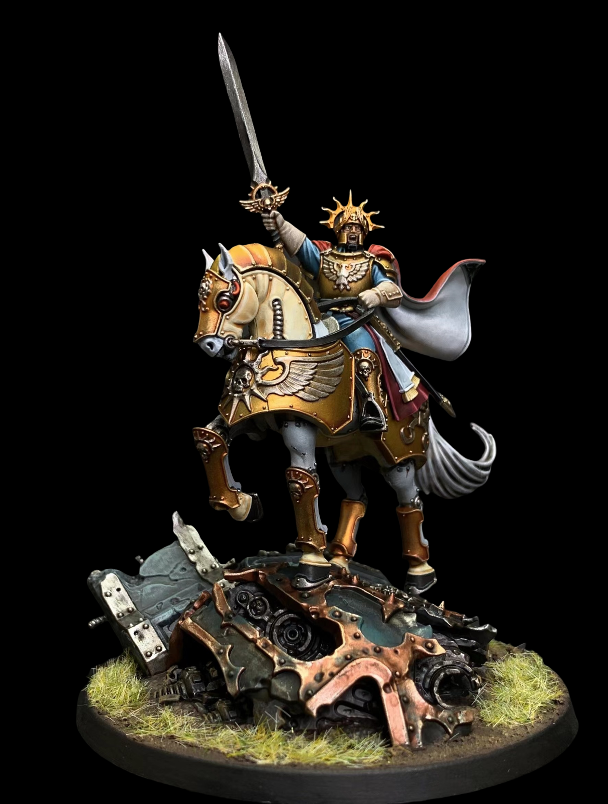 Warhammer 40K Astra Militarum Lord Solar Leontus Pro-Painted Miniatures GW