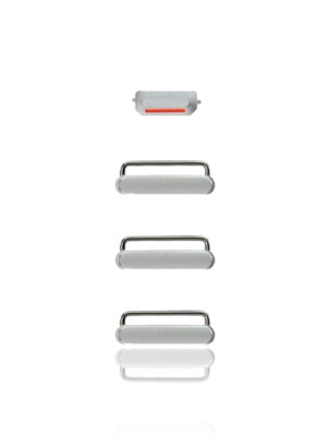 Replacement Hard Buttons (Power/Volume/Switch) Compatible For iPhone6/6+ Silver