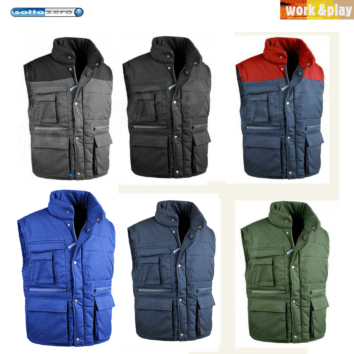 Gilet Da Lavoro Multitasche Metalfree Sottozero Antares 9025 - Foto 4