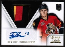 2013-14 Luxury Suites Gold #180 Drew Shore Patch Rookie Auto #/25 (ref 23508)